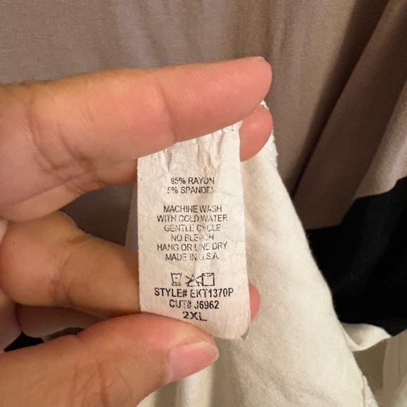 EGS California Women’s Colorblock Casual Top 2XL - Picture 4 of 4